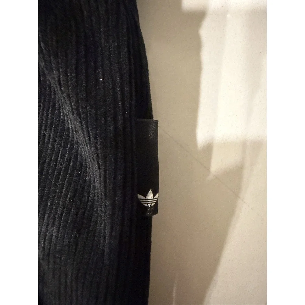 Adidas Trefoil Graphic Corduroy Sweatpants Men's Black M Originals